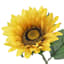 Yellow Polyester Sunflower Floral Pick, 11.5"