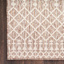 (E527) Beige Moroccan Outdoor Area Rug, 5x7