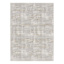 (A523) Glitz Neutral & Silver Geometric Area Rug, 5x8