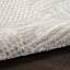 (A523) Glitz Neutral & Silver Geometric Area Rug, 5x8