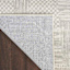 (A523) Glitz Neutral & Silver Geometric Area Rug, 8x10