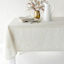 Natural Darby Tablecloth, 60x84