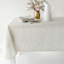 Natural Darby Tablecloth, 60x104