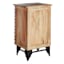 1-Door Wave Wood Cabinet
