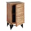 1-Door Wave Wood Cabinet