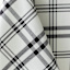 Black & White Thompson Plaid Tablecloth, 60x104