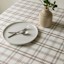 Taupe & Ivory Thompson Plaid Tablecloth, 60x84