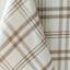 Taupe & Ivory Thompson Plaid Tablecloth, 60x84