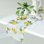 Yellow Lemon Print Table Runner, 14x72