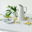 Yellow Lemon Print Table Runner, 14x72