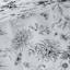 Black & White Blooming Floral Tablecloth, 60x84