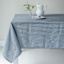 Lency Navy Striped Tablecloth, 60x84