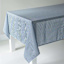 Lency Navy Striped Tablecloth, 60x84