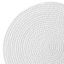 Avilla White Round Placemat, 15"