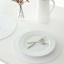 Avilla White Round Placemat, 15"