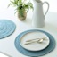 Avilla Turquoise Round Placemat, 15"