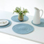 Avilla Turquoise Round Placemat, 15"