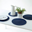 Avilla Navy Round Placemat, 15"