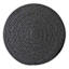 Avilla Charcoal Round Placemat, 15"