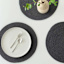 Avilla Charcoal Round Placemat, 15"
