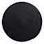 Avilla Black Round Placemat, 15"