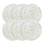 Set of 6 Dune Boucle Round Placemats, 15"