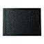 Allegro Black Faux Leather Placemat, 13x18