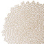 Prosecco Bloom Pressed Vinyl Round Placemat, 15.5"