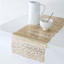 Gold Bloom Pressed Vinyl Centerpiece Table Runner, 14.3x36.6