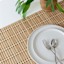Brown Caribbean Bamboo Table Runner, 14x72