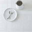 Set of 6 Sandford White Woven Vinyl Placemat, 13x18