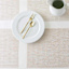 Set of 6 Nala Linen Woven Vinyl Placemats, 13x18