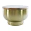 Blue Cypress & Oud Scented Gold Jar Candle, 20oz