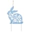 Providence Blue Metal Bunny Cutout Yard Stake, 20"