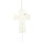 White Metal Cross Yard Stake, 22"
