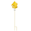 Bunny Brights Yellow Metal Chick Yard Stake, 36"