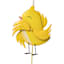 Bunny Brights Yellow Metal Chick Yard Stake, 36"