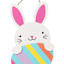 Bunny Brights Stacked Eggs Yard Stake, 37"