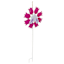 Bunny Brights Pink Tulip Spinner Yard Stake, 38"