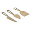 Set of 3 Gold Metal Spreader Knives Gift