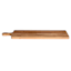 Large Acacia Wooden Rectangle Charcuterie Board, 31"