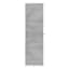 (C209) Grey Faux Rabbit Fur Runner, 2x7