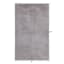 Silver Faux Rabbit Fur Accent Rug, 27x45