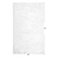 White Faux Rabbit Fur Accent Rug, 27x45