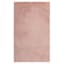Blush Faux Rabbit Fur Accent Rug, 27x45