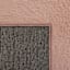 Blush Faux Rabbit Fur Accent Rug, 27x45