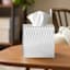 Wave White Tissue Holder