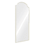Gold Scalloped Aluminum Leaner Mirror, 27x70