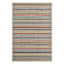 (E531) Magic Multicolor Striped Outdoor Area Rug, 5x7