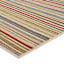 (E531) Magic Multicolor Striped Outdoor Area Rug, 5x7